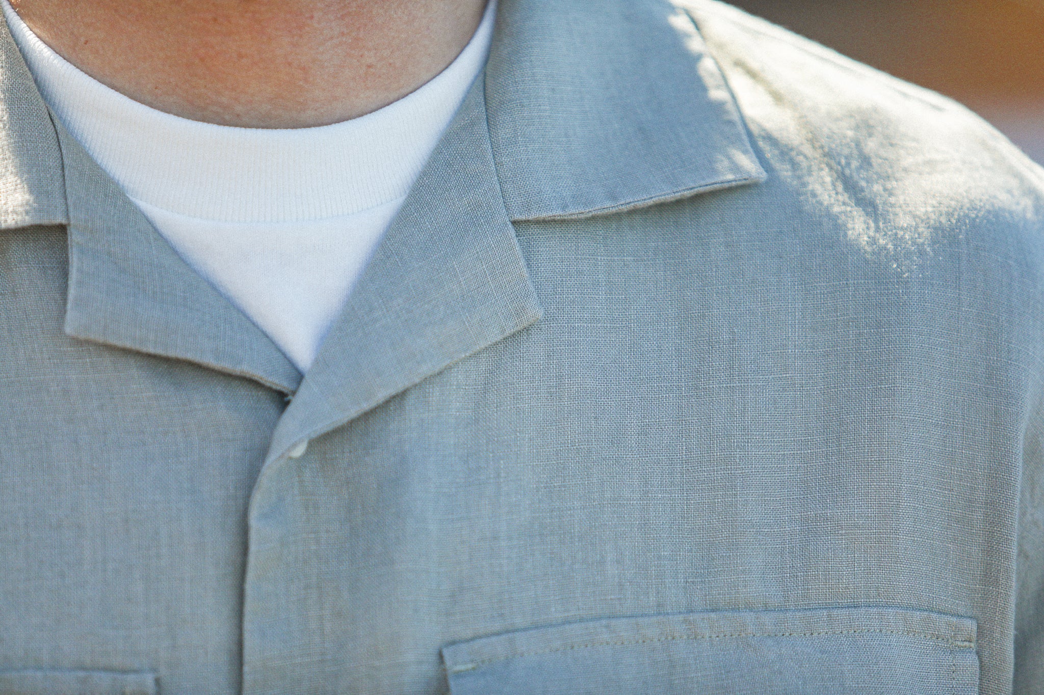 Military Camp Collar Lin Khaki - Image 5