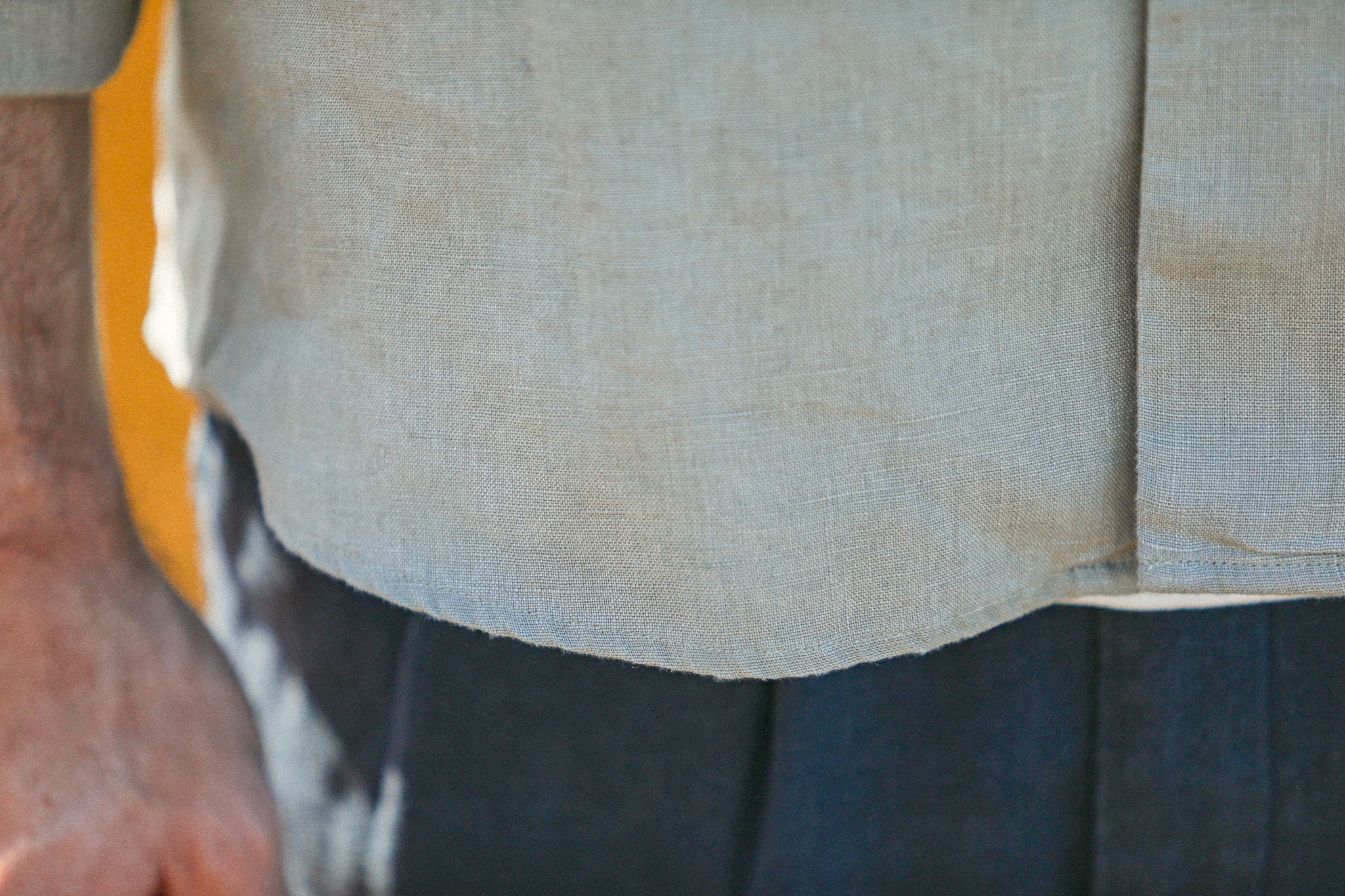 Military Camp Collar Lin Khaki - Image 6
