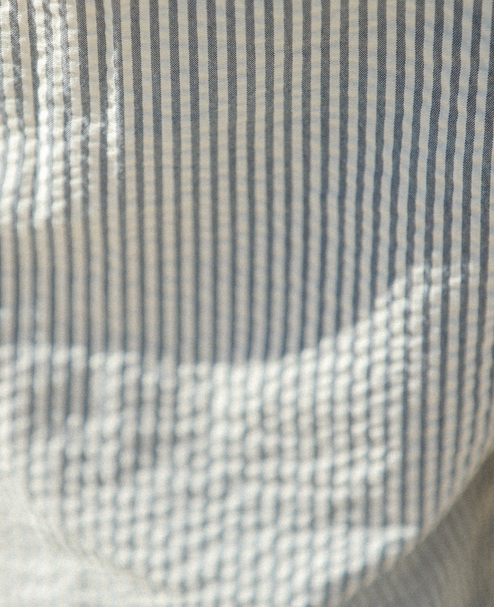 Chino Militaire Seersucker Crème - Comfort Fit - Image 2