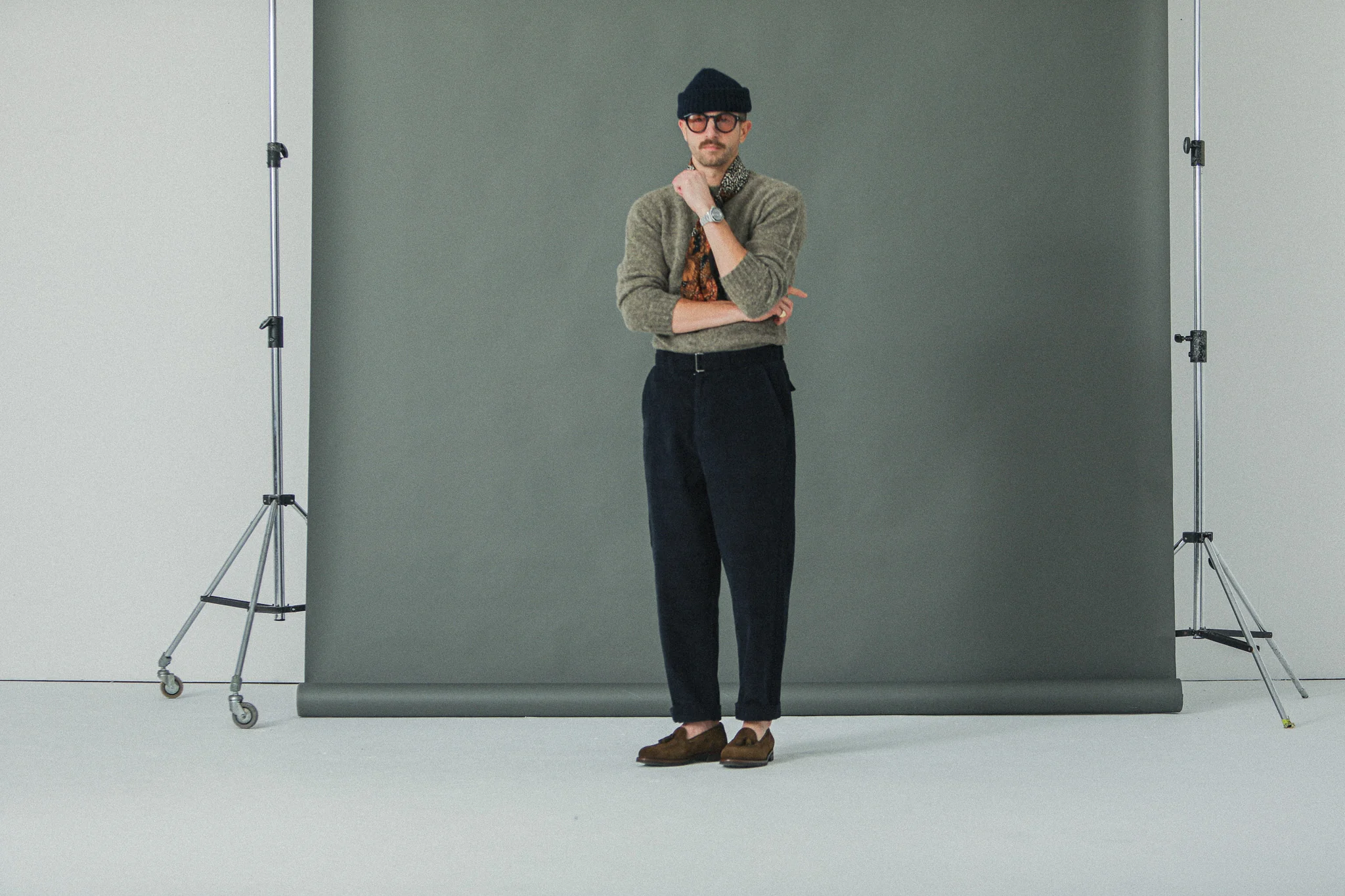 Military Pant Velours Navy - Comfort Fit - Image 10