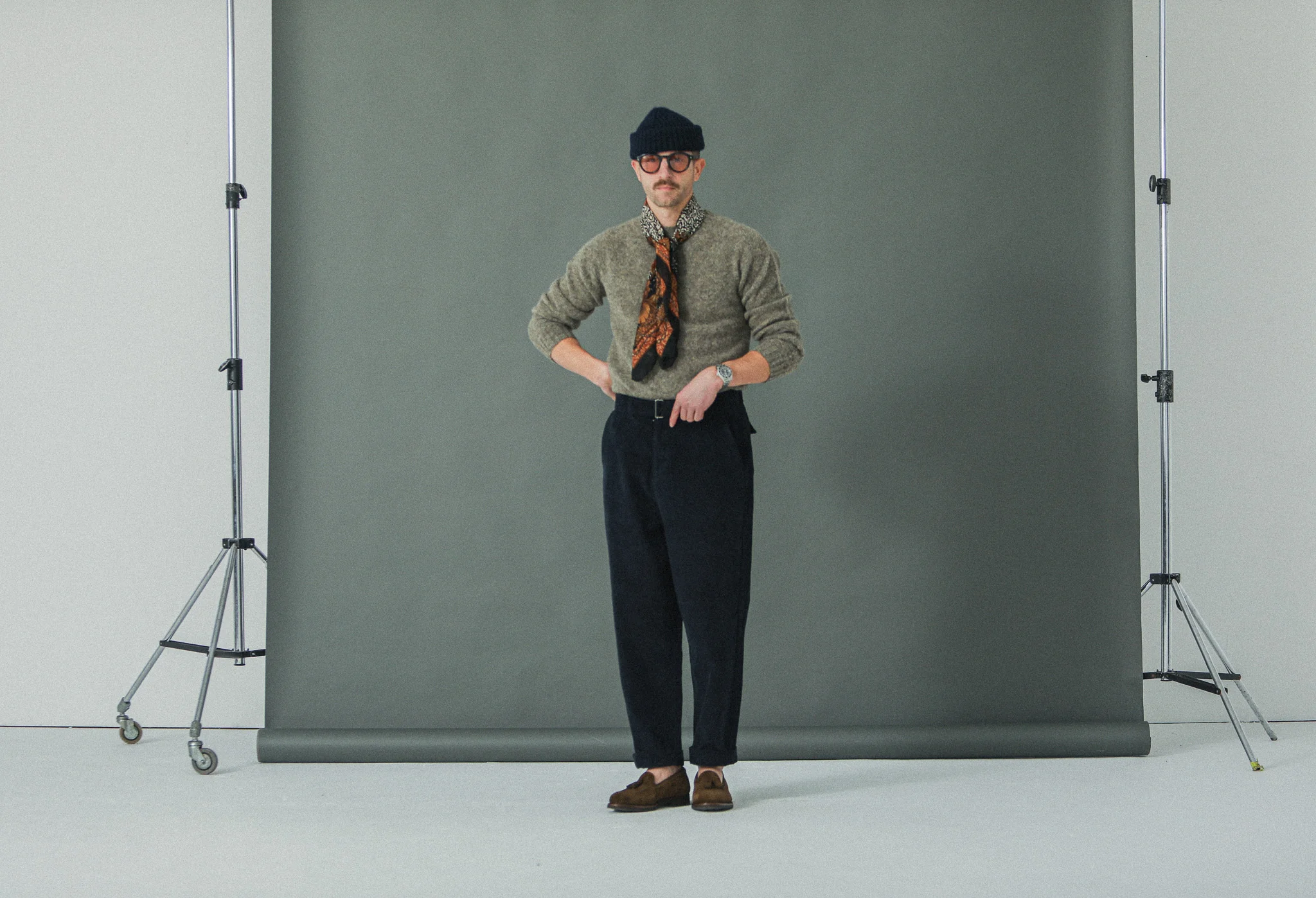 Military Pant Velours Navy - Comfort Fit - Image 11