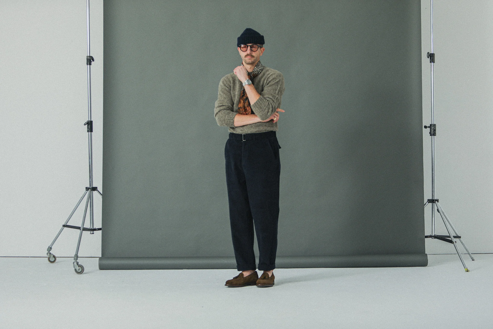 Military Pant Velours Navy - Comfort Fit - Image 3