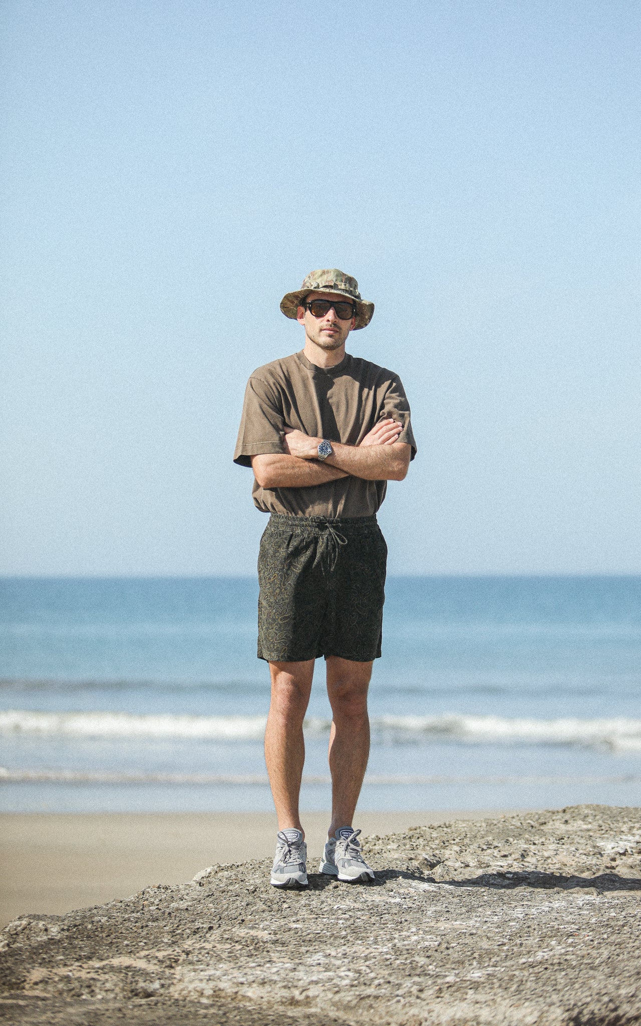 Beach Shorts - Velours Japonais Paisley - Image 4