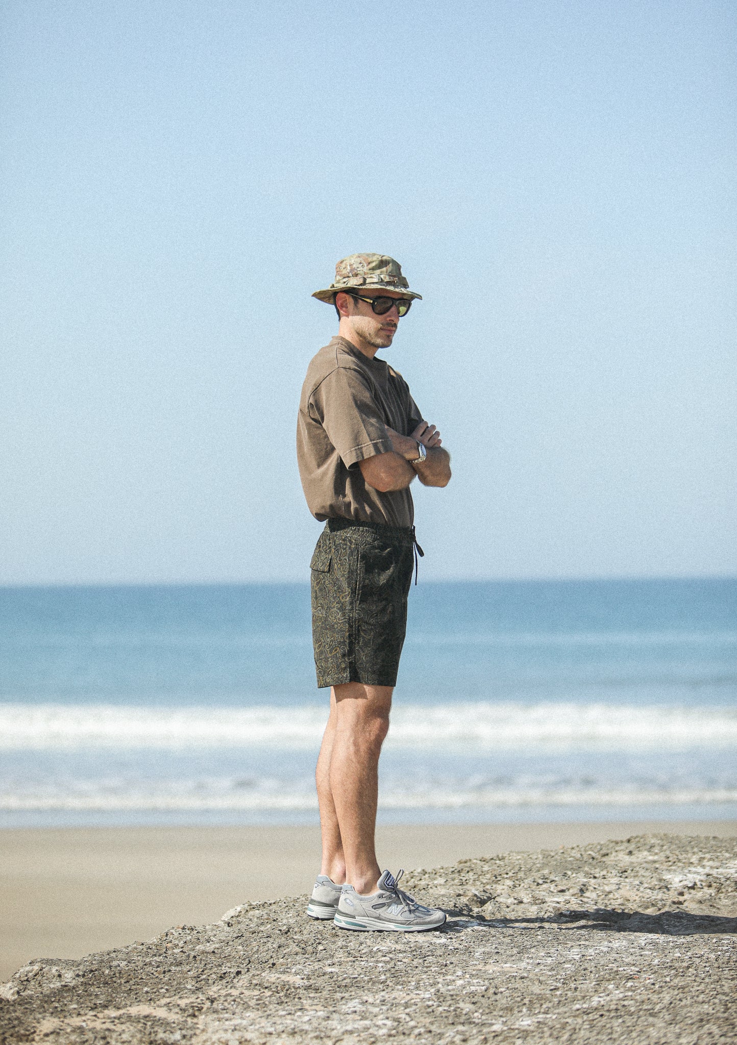 Beach Shorts - Velours Japonais Paisley - Image 9