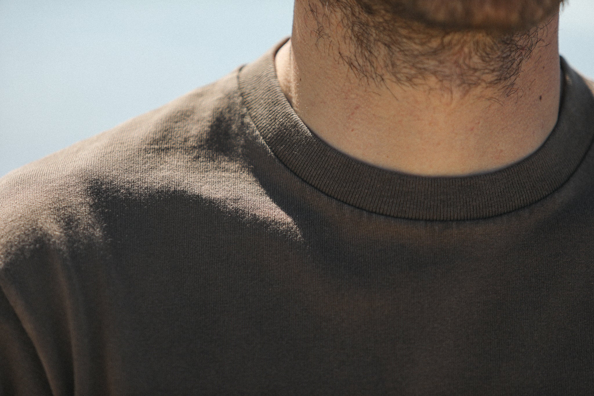 Tee-Shirt Confort Acid Wash Cappuccino - Image 8