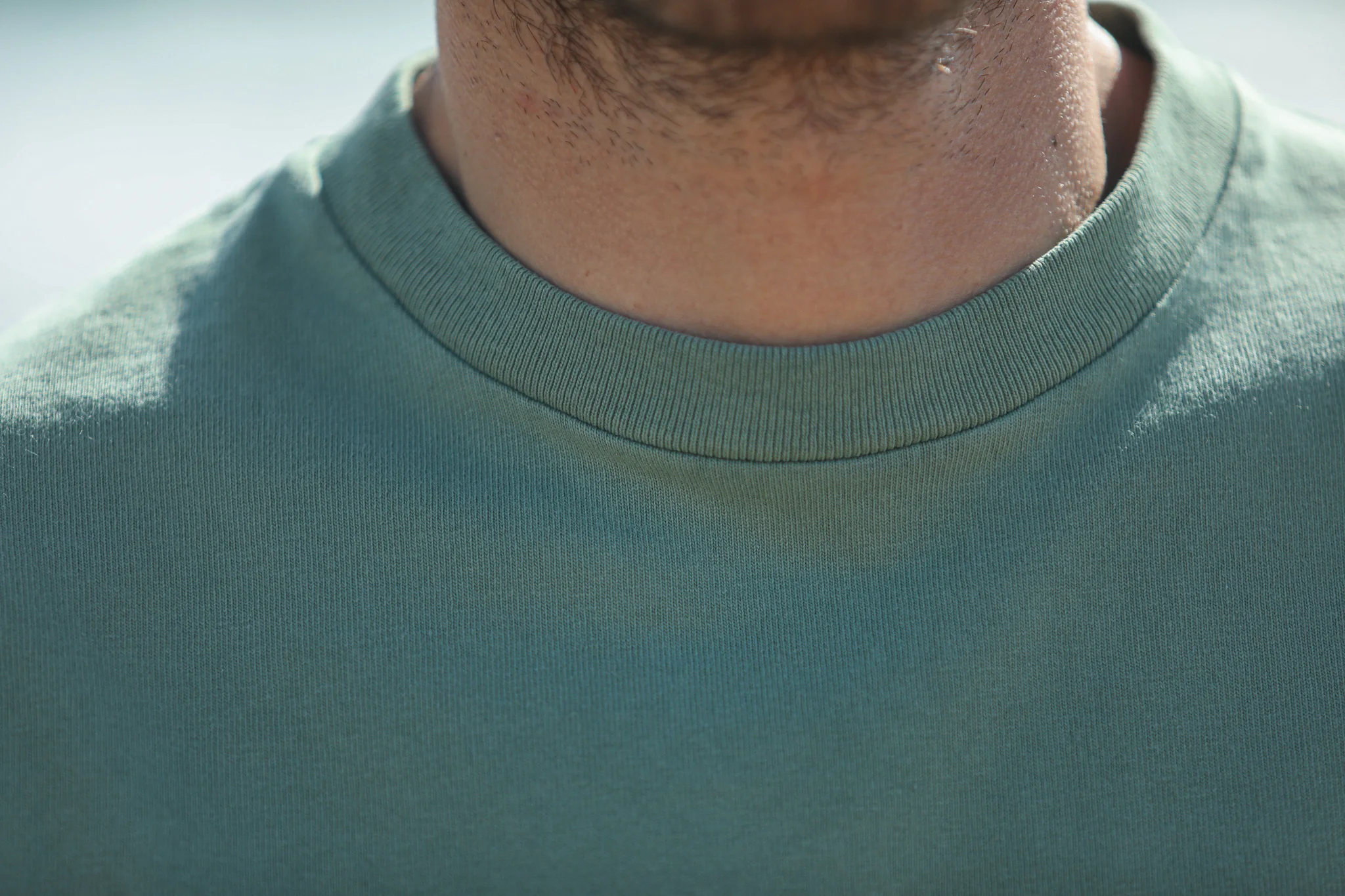 Tee-Shirt Comfort Acid Wash Light Green - Image 6