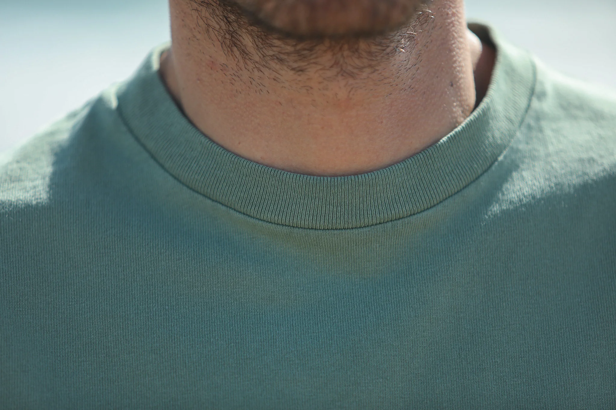Tee-Shirt Comfort Acid Wash Light Green - Image 7