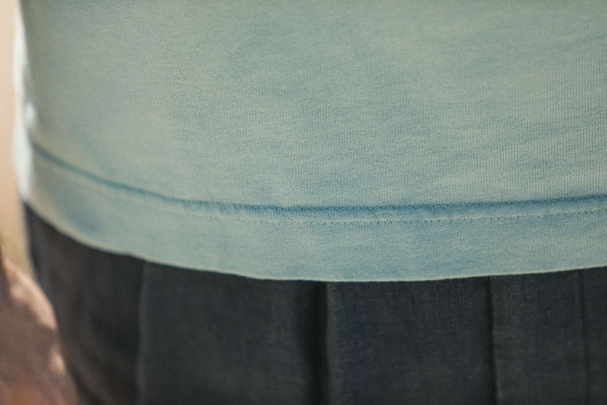 Tee-Shirt Confort Acid Wash Watergreen - Image 6