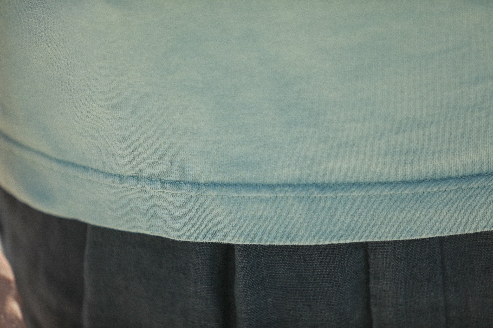 Tee-Shirt Confort Acid Wash Watergreen - Image 7
