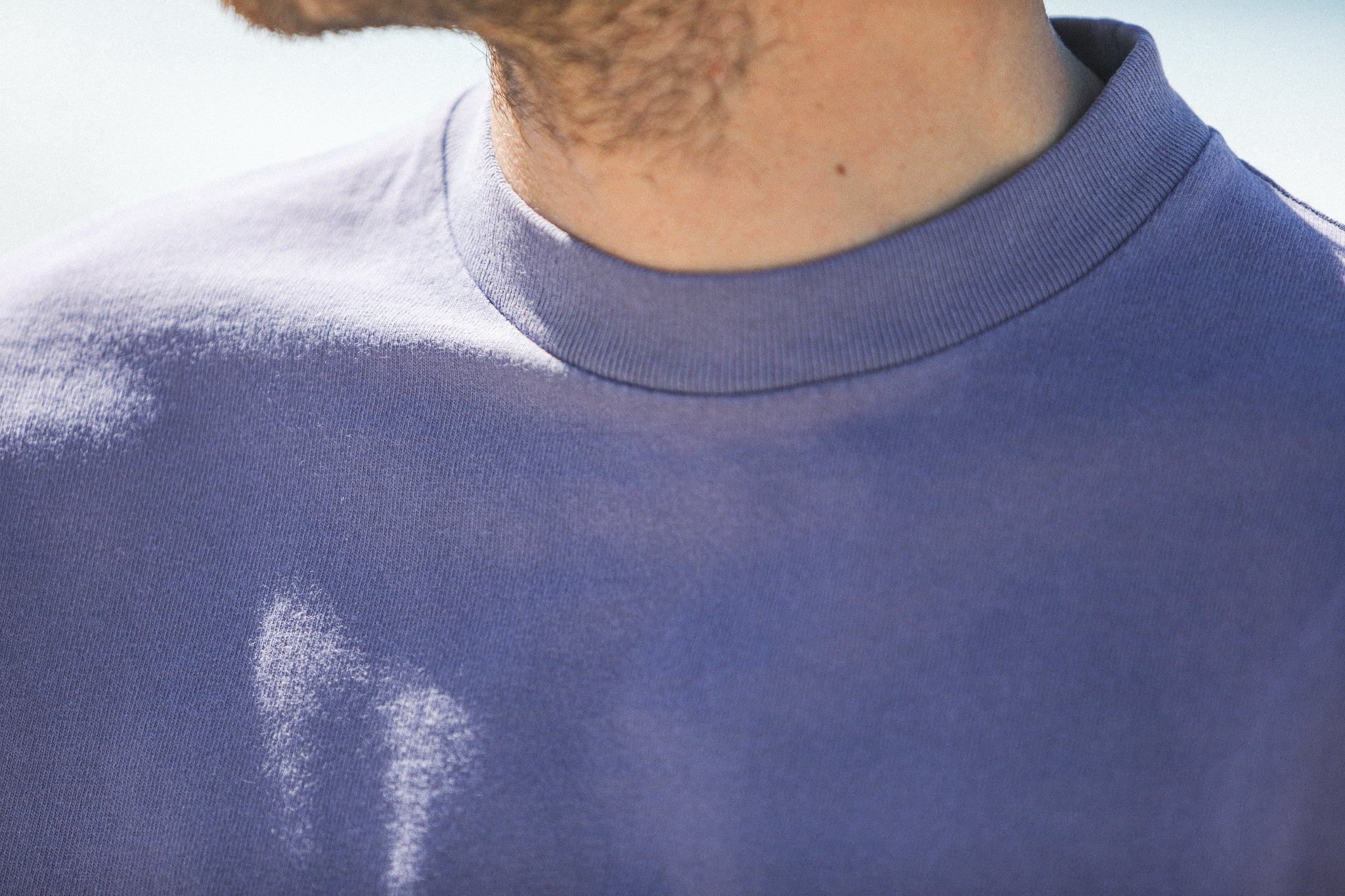 Tee-Shirt Confort Acid Wash Violet 80 - Image 5