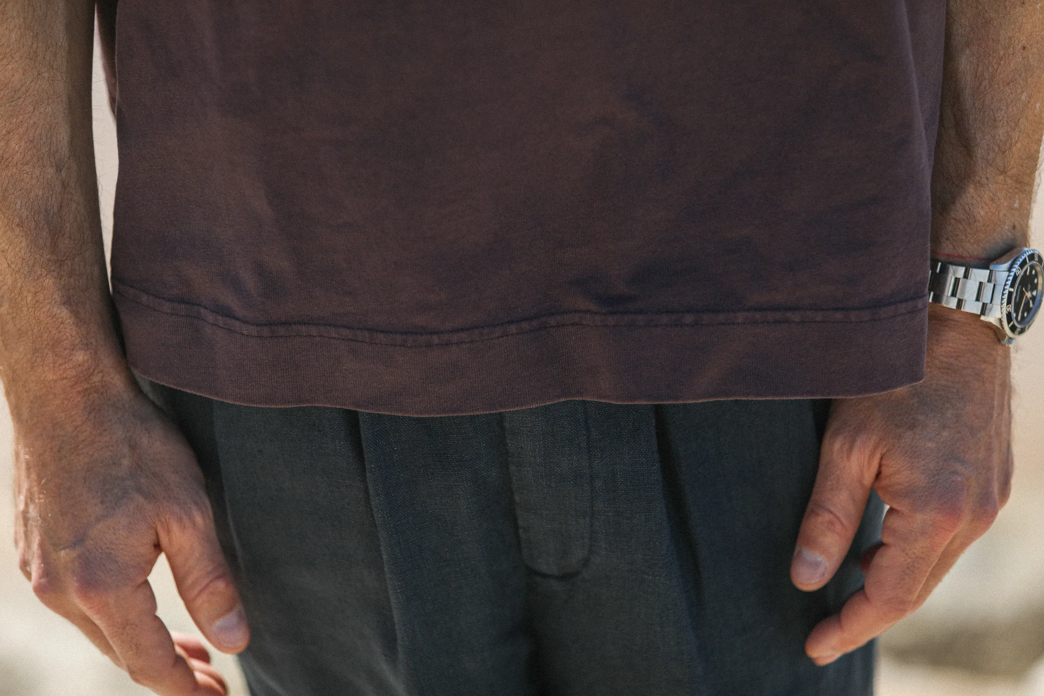 Tee-Shirt Oversize Acid Wash Dark cherry - Image 7