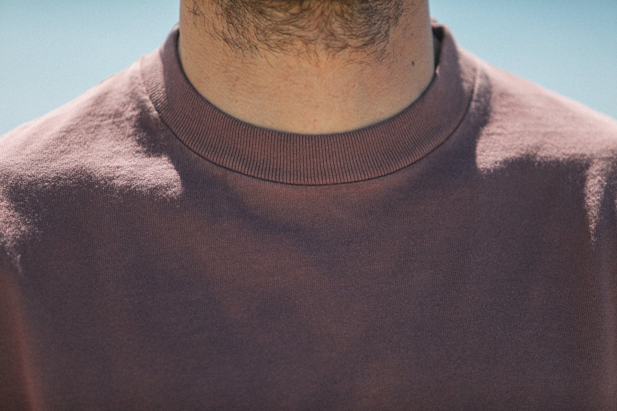 Tee-Shirt Oversize Acid Wash Dark Plum - Image 8