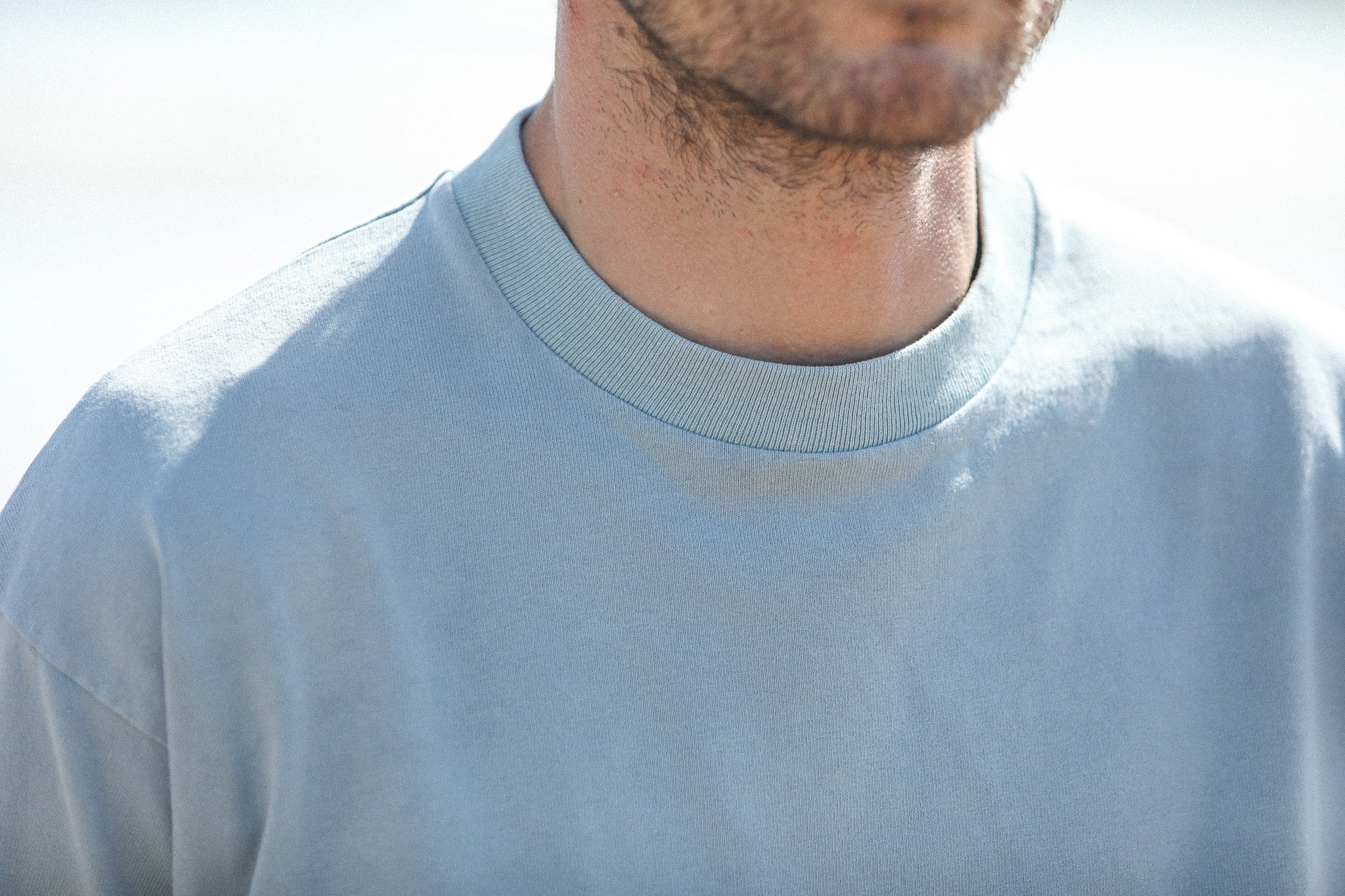 Tee-Shirt Oversized Acid Wash Light Blue - Image 5