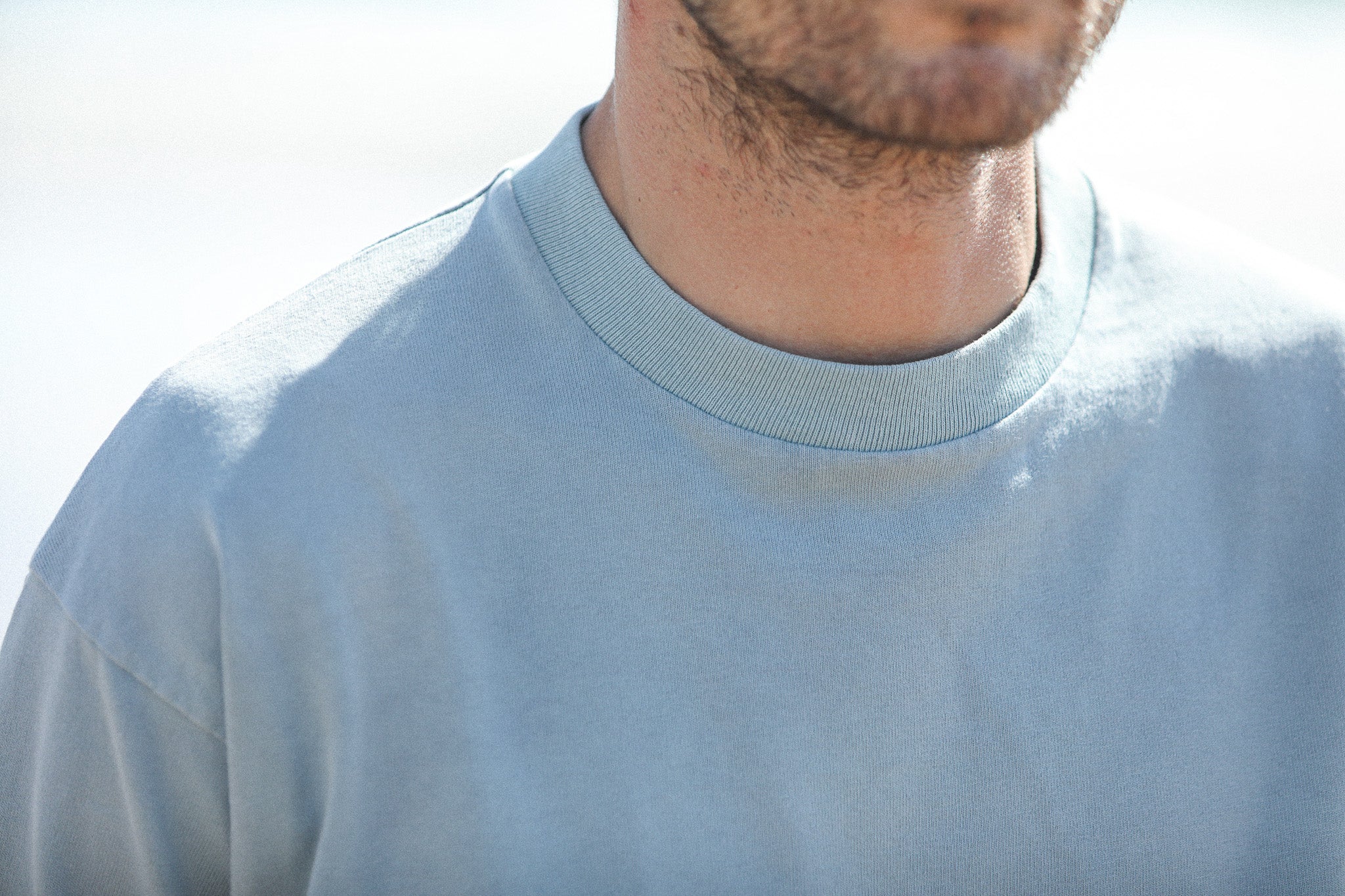 Tee-Shirt Oversized Acid Wash Light Blue - Image 8