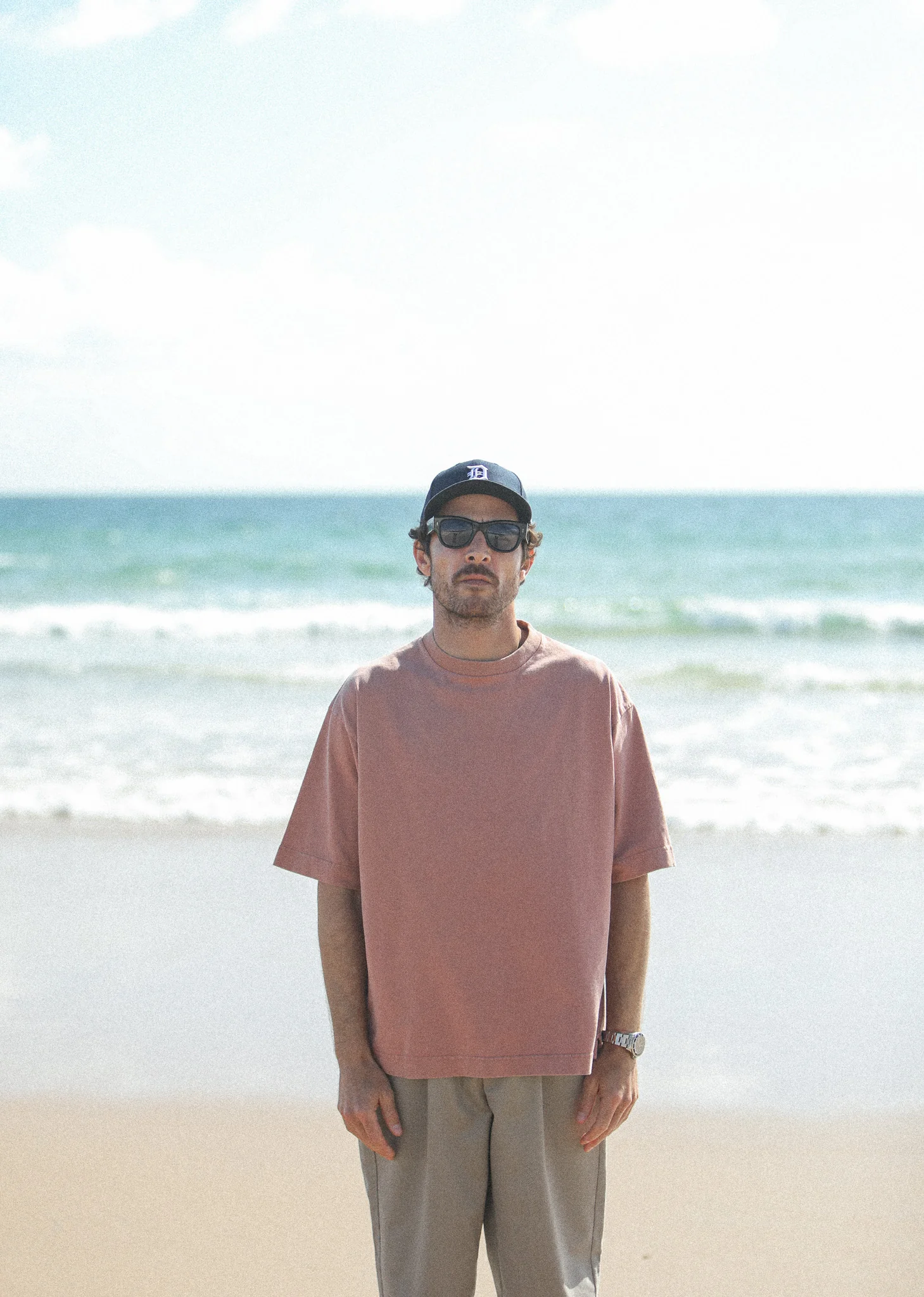 Tee-Shirt Oversized Acid Wash Rose Dust - Image 2