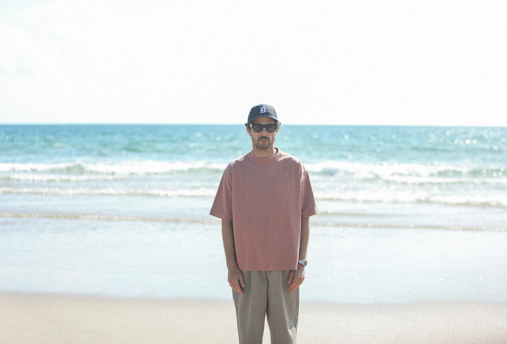 Tee-Shirt Oversized Acid Wash Rose Dust - Image 3