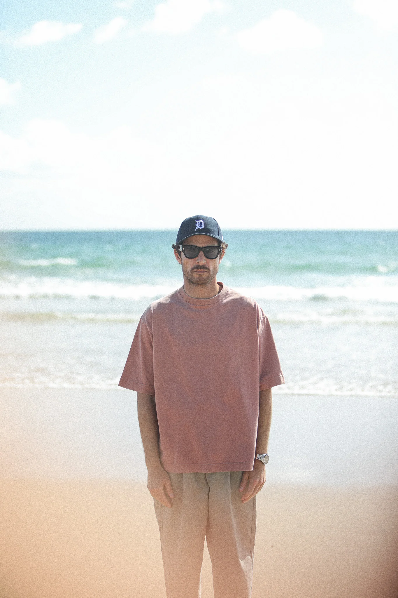 Tee-Shirt Oversized Acid Wash Rose Dust - Image 4