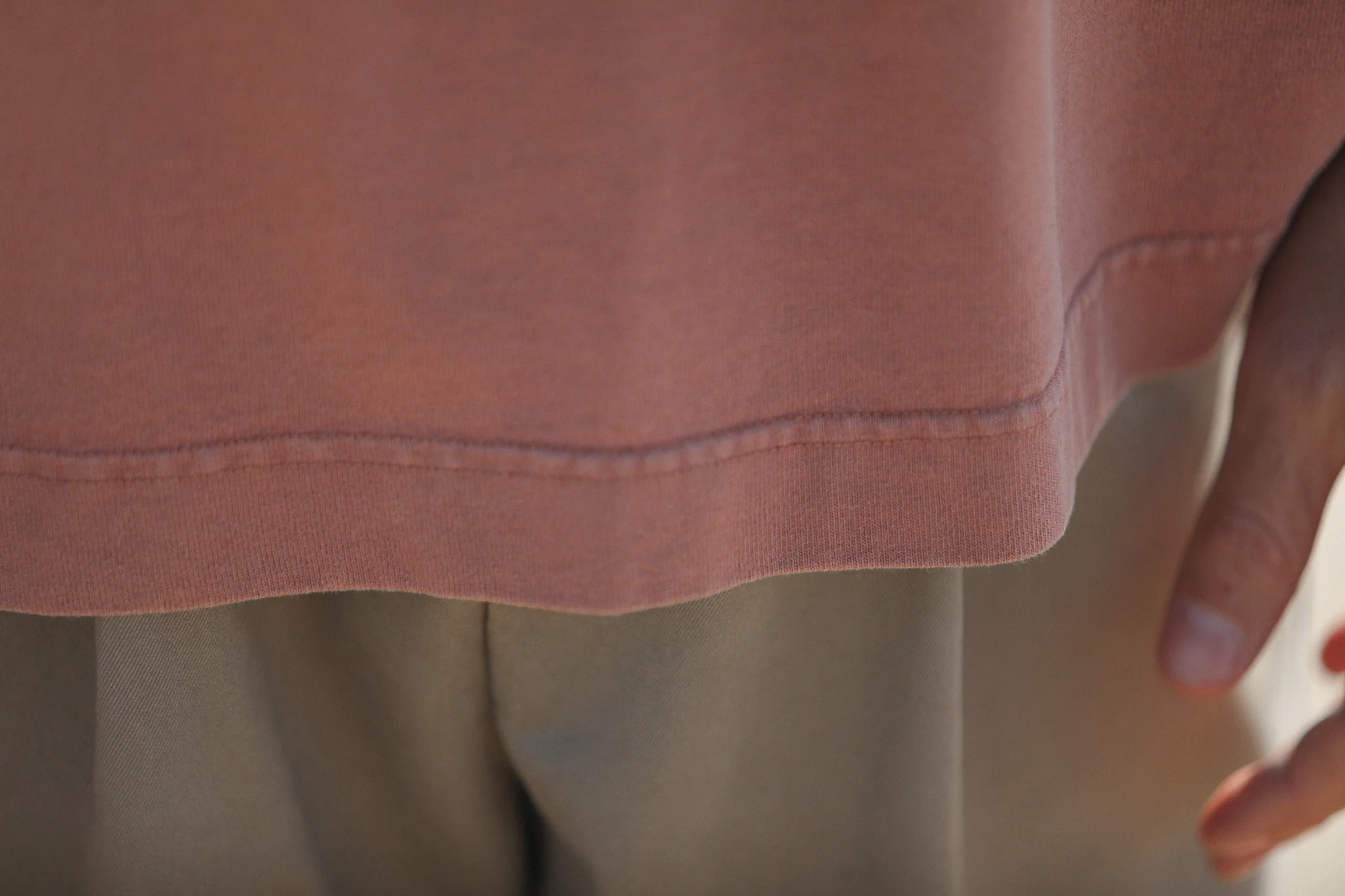 Tee-Shirt Oversized Acid Wash Rose Dust - Image 8