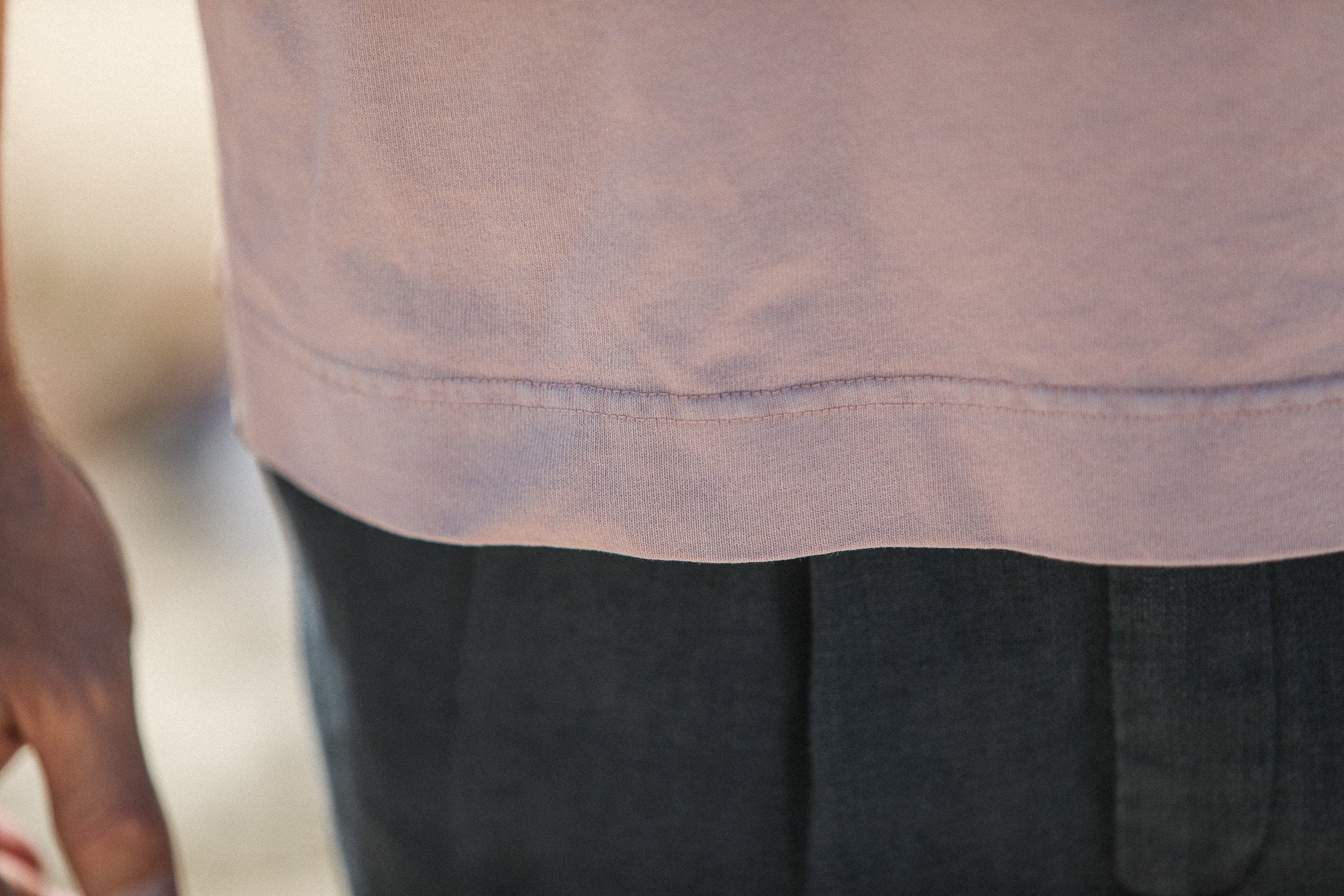 Tee-Shirt Oversize Acid Wash Faded Pink - Image 7