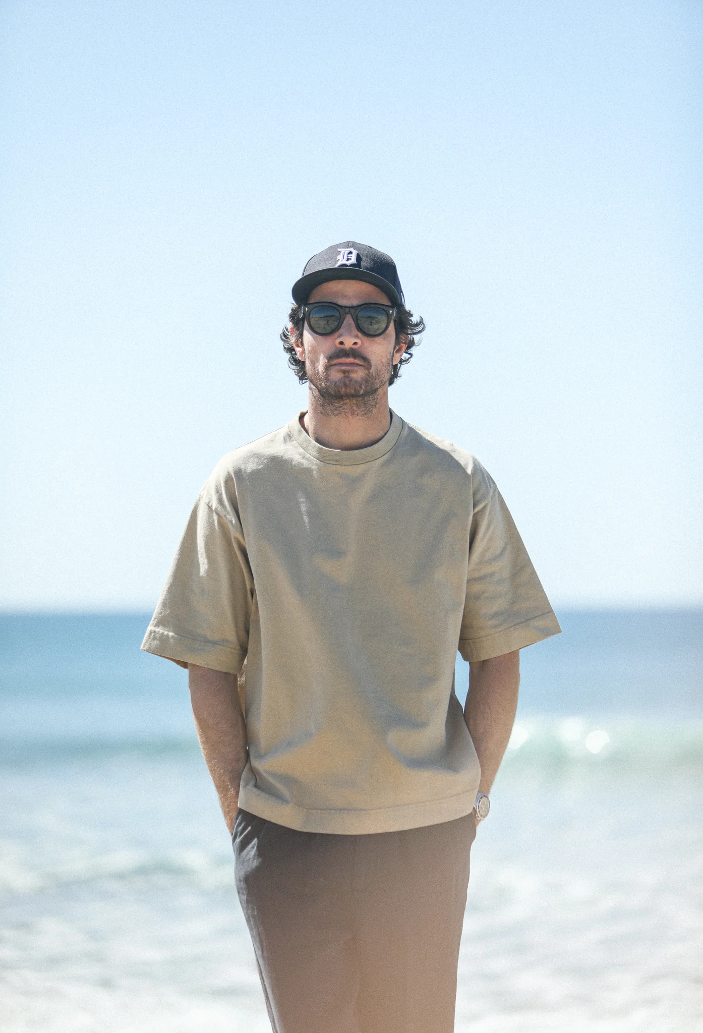Tee-Shirt Oversize Acid Wash Sand - Image 2