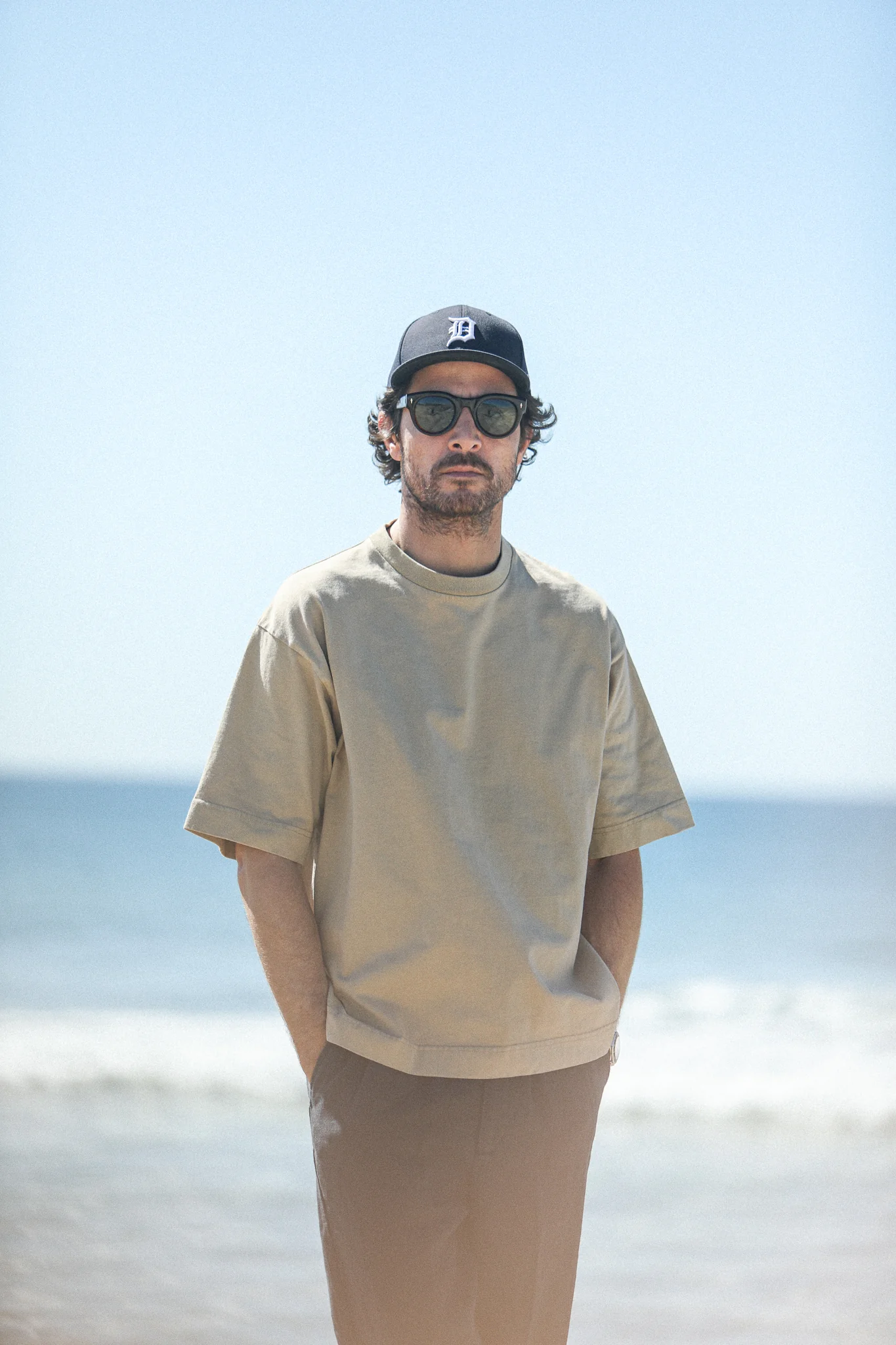 Tee-Shirt Oversize Acid Wash Sand - Image 4