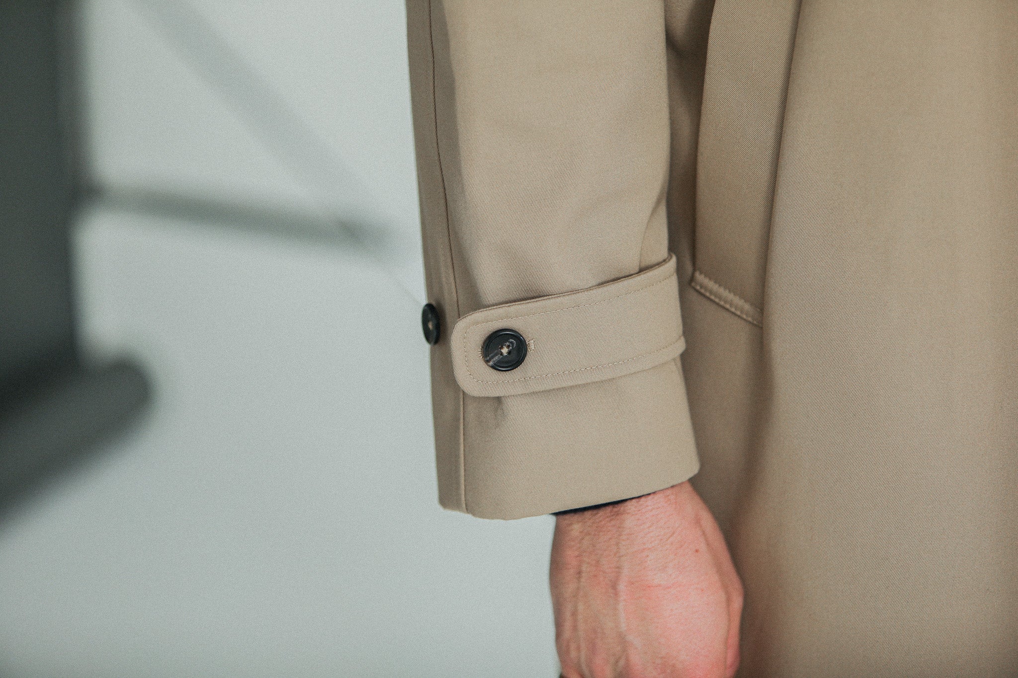 Balmaccan Imperméable Technique Beige - Image 7