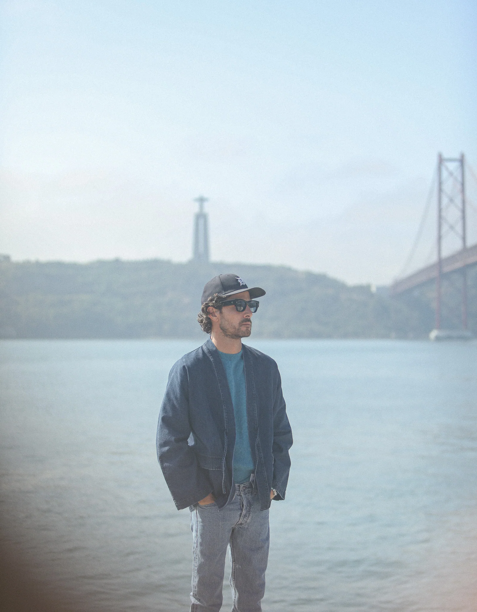 Veste Kimono Denim Japonais Stonewash - Image 9